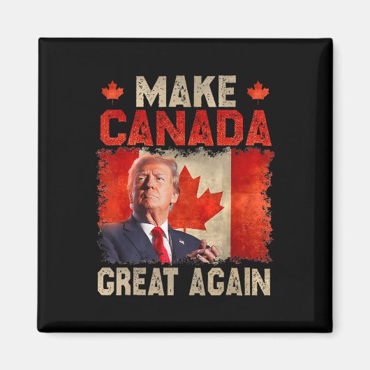 カナダ素晴らしを再びおもしろいトランプ大統領Oh C マグネット (正面)