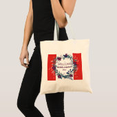 カナダ結婚のウェルカム先フローラ トートバッグ (正面(商品))