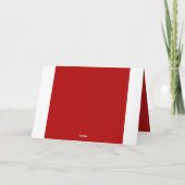 カナダ結婚国旗 サンキューカード (裏面)