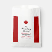 カナダ結婚国旗 フェイバーバッグ (正面)