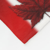 カナダ総括的なカナダカナダの旗の記念品毛布 フリースブランケット (角)