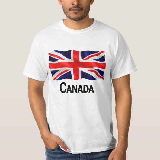 カナダ英国国旗-価値Tシャツ Tシャツ (正面)