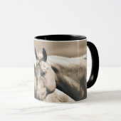 カナダ草原の四分の馬 マグカップ (正面右)