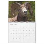 カナダ草原カレンダーの野生動物 カレンダー (3月 2027)