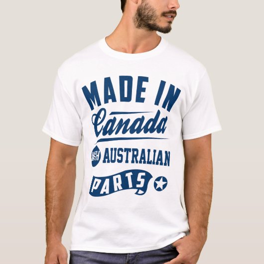 カナダ製オーストラリアの部品と Tシャツ (正面)
