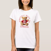 カナダ製テディベア Tシャツ (正面)