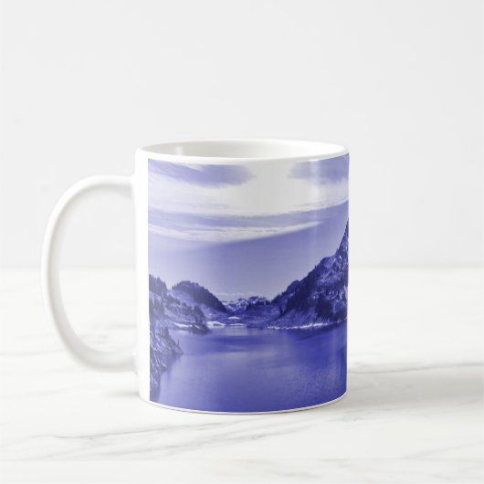カナダ西部の山々 コーヒーマグ コーヒーマグカップ (左)