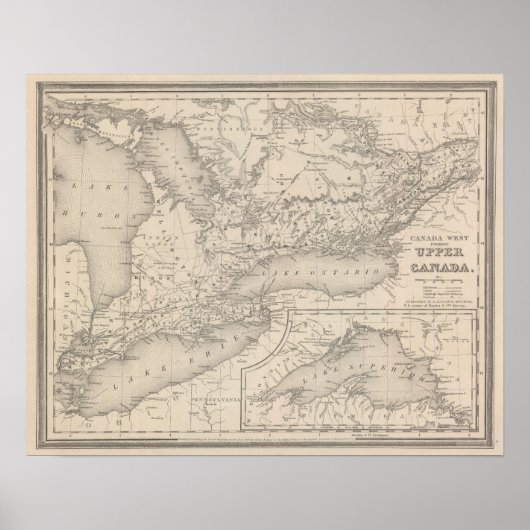 カナダ西部アッパー ポスター (正面)