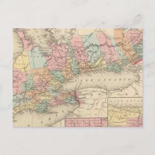 カナダ西部アッパー ポストカード (正面)