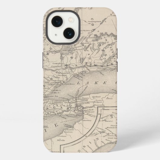 カナダ西部アッパー iPhoneケース (裏面)