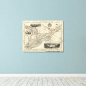 カナダ西部 キャンバスプリント (インサイチュ (ウッドフロア))