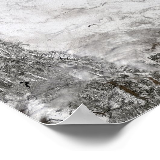 カナダ西部 ポスター (角)