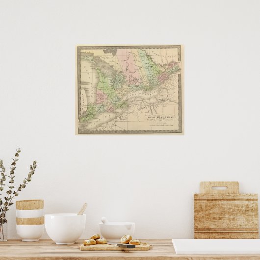 カナダ西部 ポスター (キッチン)