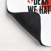 カナダ親愛私たちは彼を嫌うアンチトランプ政治P マウスパッド (コーナー)