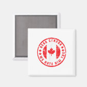 カナダ親愛私たちは彼を嫌うアンチトランプ政治P マグネット (正面/裏面)