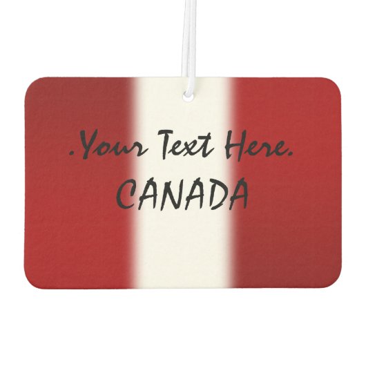 カナダ記念パーソナライズされた品カナダ航空フレッシュナー カーエアーフレッシュナー (裏面)