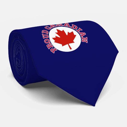 カナダ誇りを持ったのネクタイ ネクタイ (ロール)