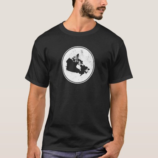 カナダ誇りを持った国旗 Tシャツ (正面)