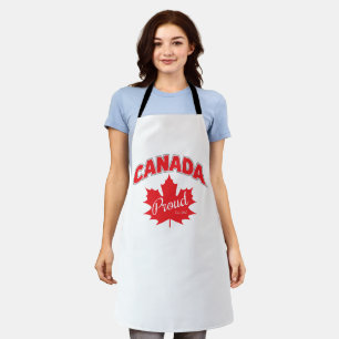 「カナダ誇りを持った・エスト。1867インチMaple Leafグラフィック エプロン