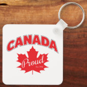 「カナダ誇りを持った・エスト。1867インチMaple Leafグラフィック キーホルダー (裏面)