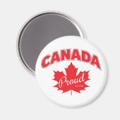 「カナダ誇りを持った・エスト。1867インチMaple Leafグラフィック マグネット (正面/裏面)