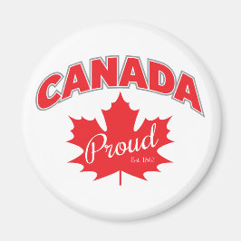 「カナダ誇りを持った・エスト。1867インチMaple Leafグラフィック マグネット