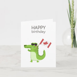 カナダ誕生日カード – ハッピーバースデー カード