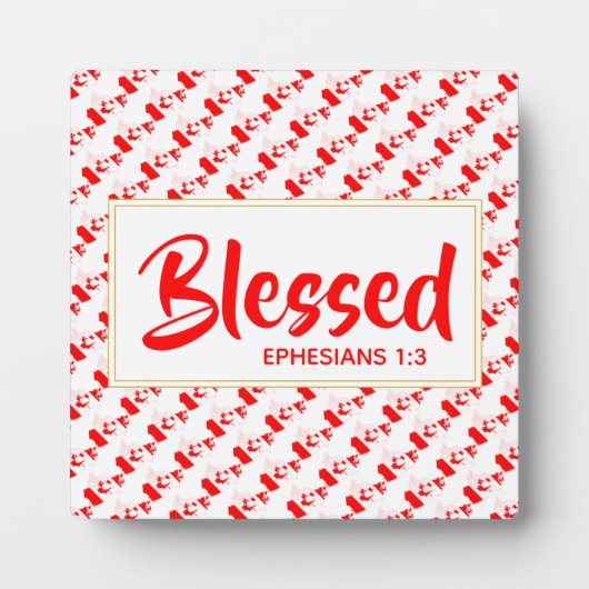カナダ賛美クリスチャン聖なる書物、 経典エペソ フォトプラーク (正面)