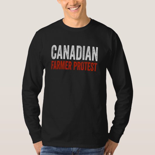 カナダ農民抗議 Tシャツ (正面)
