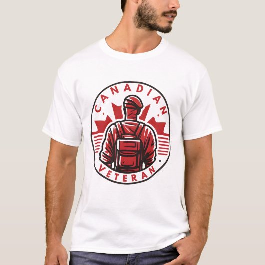 カナダ退役軍人 Tシャツ (正面)