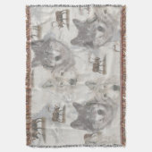 カナダ野生生物 スローブランケット (正面縦)