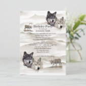 カナダ野生生物 招待状 (スタンド正面)