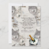 カナダ野生生物 招待状 (裏面)