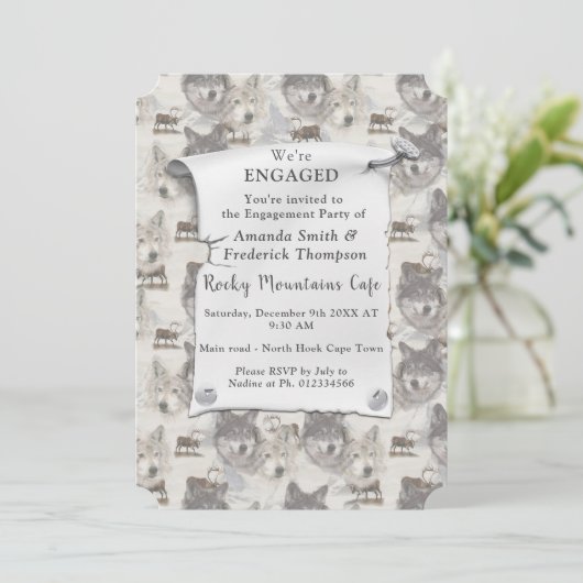 カナダ野生生物 招待状 (スタンド正面)