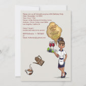 カナダ野生生物 招待状 (裏面)