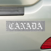 カナダ銀 バンパーステッカー (車上)
