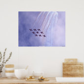 カナダ雪やる気を起こさせる鳥 ポスター (キッチン)