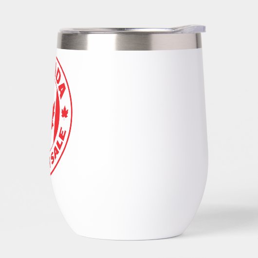 カナダ非売品タンブラー (左面)