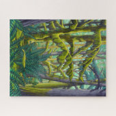 カナダ風景芸術パズル – 旧成長林 ジグソーパズル (横)