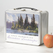 カナダ風景：アボブニストウィークランチボックス メタルランチボックス (インサイチュ)