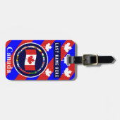 カナダ1荷物タグ(住所を後ろに追加) ラゲッジタグ (正面横)