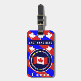 カナダ1荷物タグ（住所を後ろに追加） ラゲッジタグ