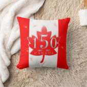 カナダ150の誕生祝いのカエデの葉 クッション (ブランケット)