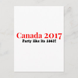 カナダ150 in 2017パーティーLike 1867 ポストカード