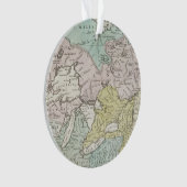 カナダ1761年の正確な地図 オーナメント (正面)