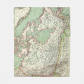 カナダ3 フリースブランケット (正面)