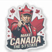 カナダ51番目の州トランプCanadian シール (正面)