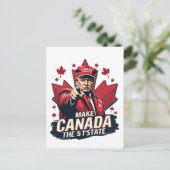 カナダ51番目の州トランプCanadian ポストカード (スタンド正面)