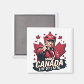 カナダ51番目の州トランプCanadian マグネット (正面/裏面)