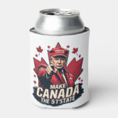 カナダ51番目の州トランプCanadian 缶クーラー (缶正面)